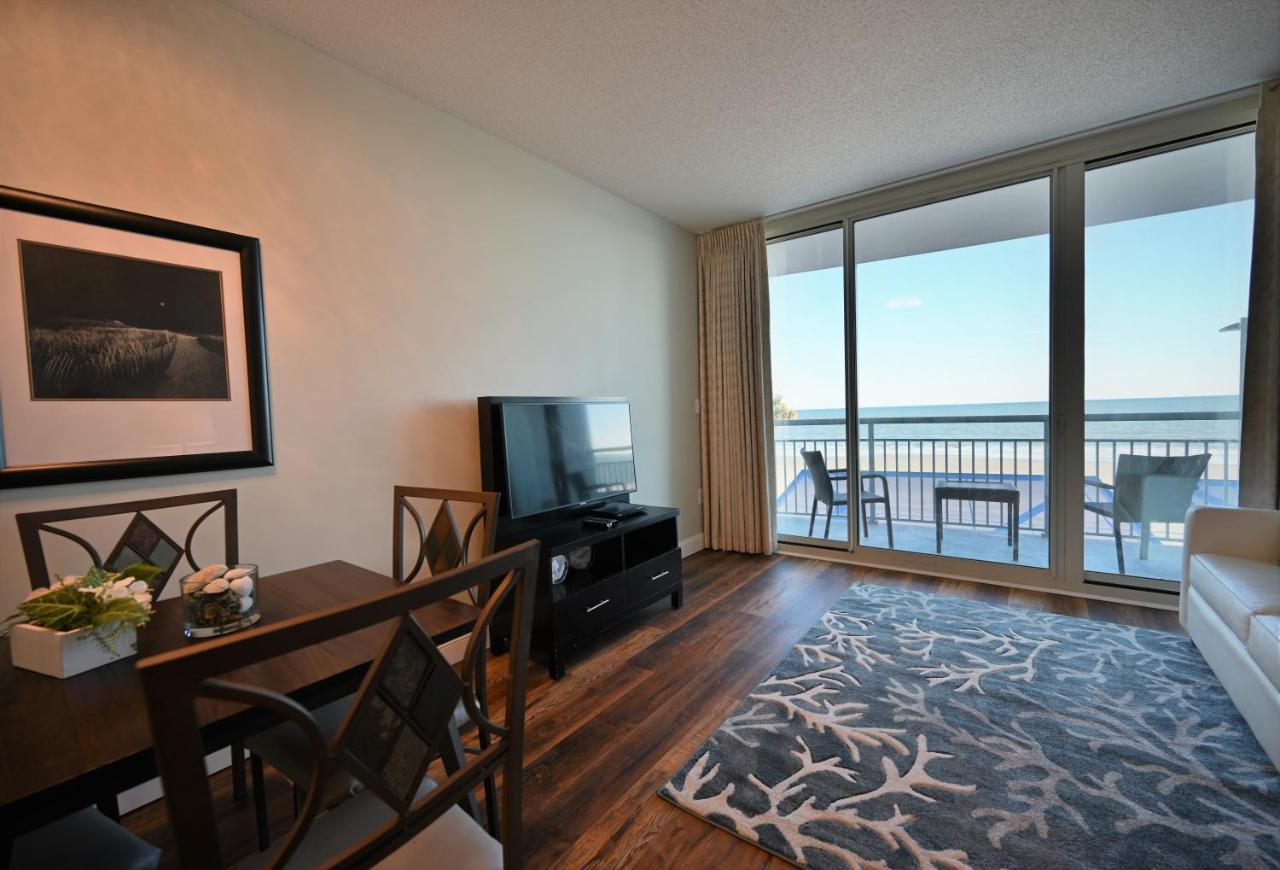 Spectacular Ocean Front Real 1 Bedroom Condo, 2 Ba Myrtle Beach Esterno foto